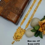 BX-27 One Gram Gold Foaming Designer Koli Mangalsutra 0001472