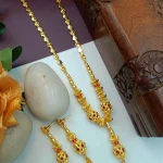 BX-17 One Gram Gold Foaming Designer Temple Jewellery 0000023